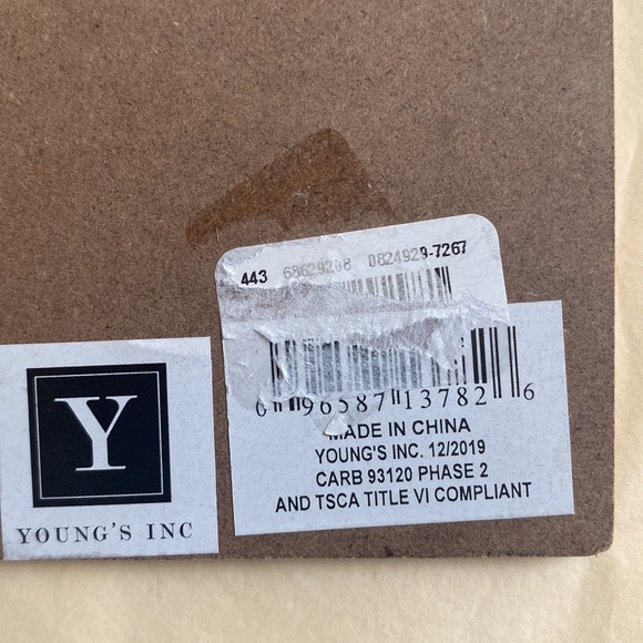 Dog pet sign/plaque Young’s Inc wooden black grey white wire hanger - Picture 5 of 9